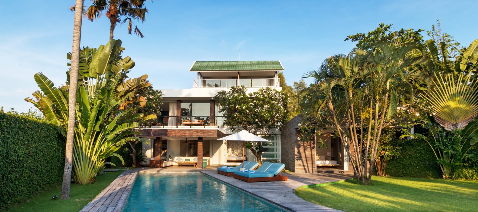 Exterior villa view of Villa Nuria in Bali