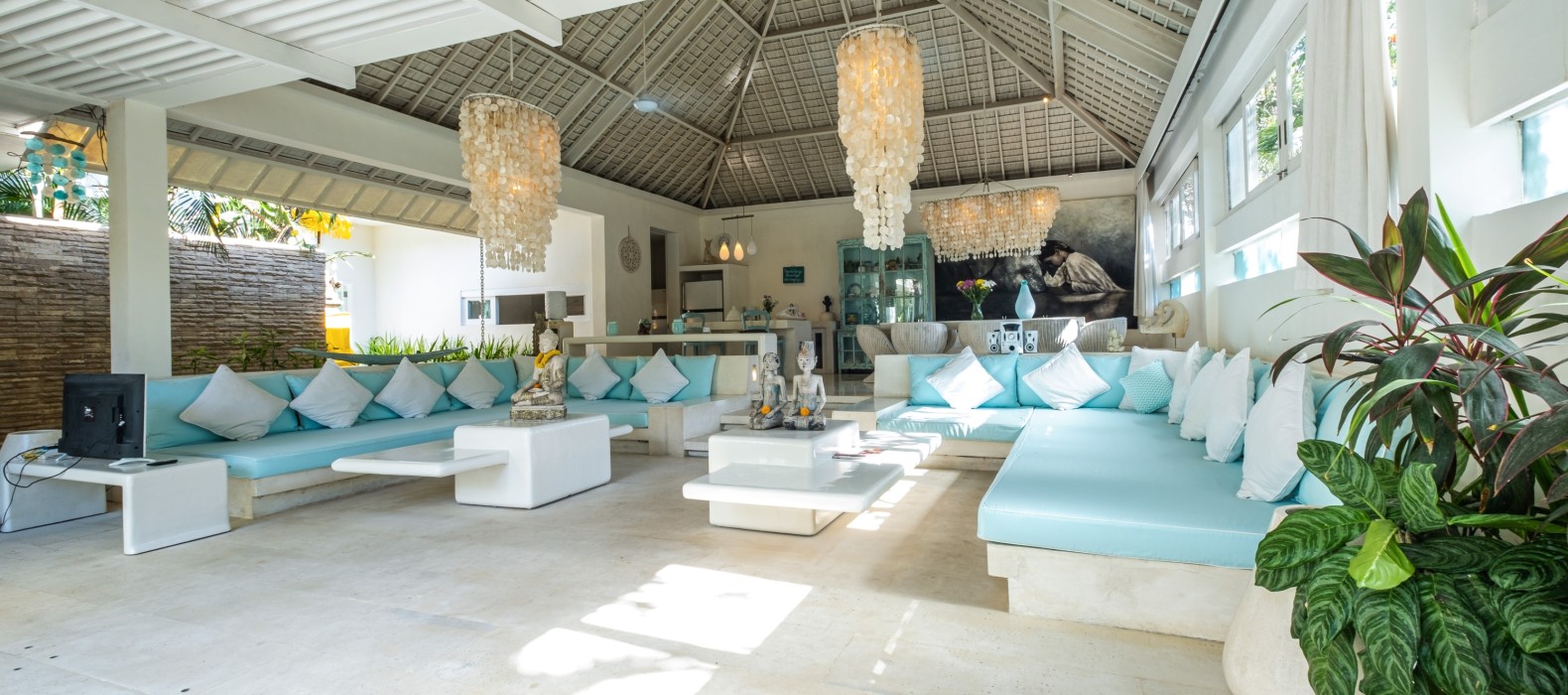 Living room of Villa Serentiy in Bali
