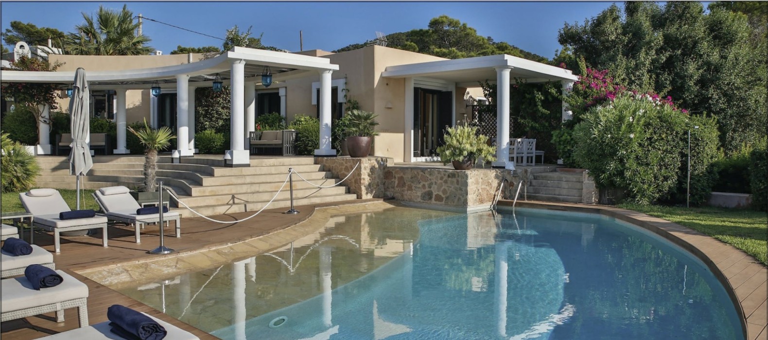 Exterior pool of Villa Fairy Tale in Ibiza