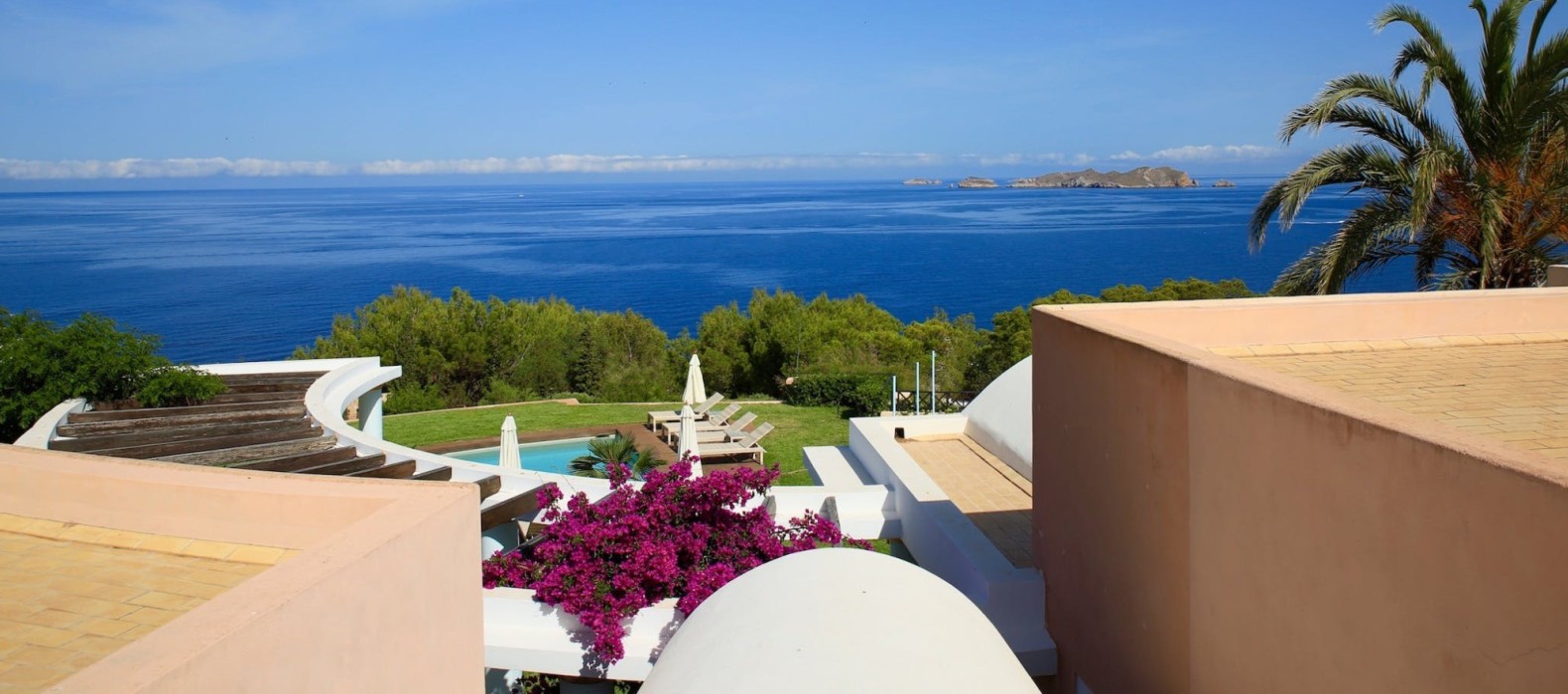 Exterior villa view of Fairy Tale in Ibiza