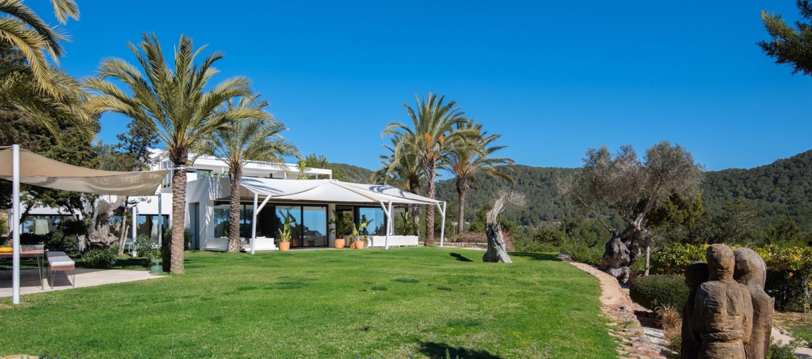 Garden of Villa Liama in Ibiza