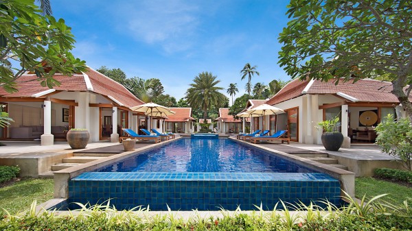 Exterior pool view of Villa Samui Elegance in Koh Samui